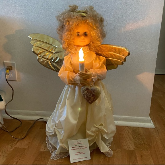 Vintage Telco Motionettes of Christmas Angel Animated Doll - Picture 3 of 17